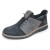 Ara Men's Lexington In Black Nubuck/Neoprene/Grey Nappa Leather