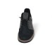 Ara Men's Lexington In Black Nubuck/Neoprene/Grey Nappa Leather