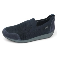 Ara Women's Lilith In Navy Hydro-Woven/Suede