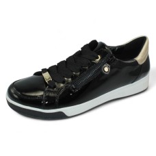 Ara Women's Rei-Low In Black Patent Leather