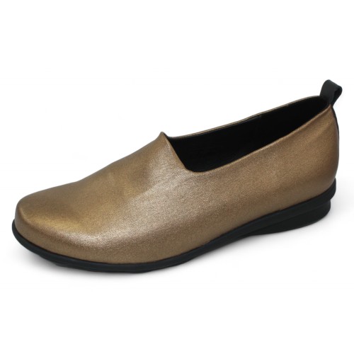 Arche Women's Delamo In Champagne Lamo Stretch Leather