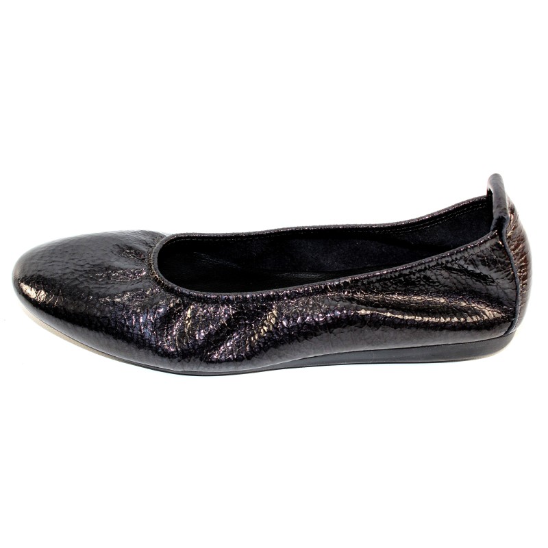 Arche Women s Laius In Noir Dalga Crinkle Patent Leather Black