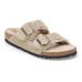 Birkenstock Women's Arizona Shearling In Taupe Suede/Shearling