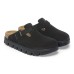 Birkenstock Women's Boston Chunky In Black Suede