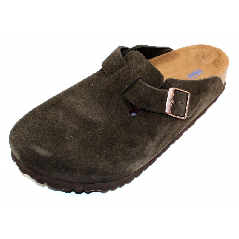 birkenstock boston suede mocha