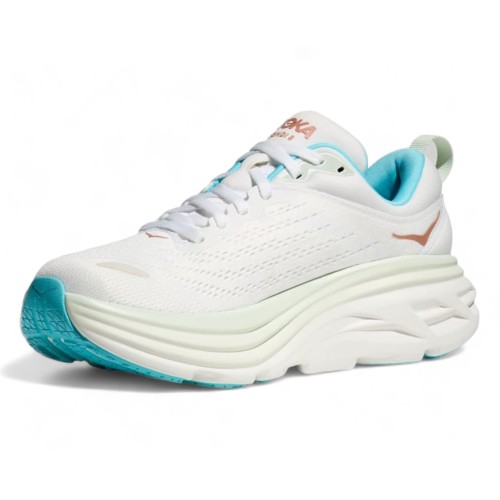 Hoka One One Women's Bondi 8 In Frost/Rose Gold (Ftrs)