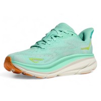 Hoka One One Women's Clifton 9 In Seafoam/Aqua Breeze