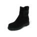 La Canadienne Women's Dax In Black Waterproof Suede/Shearling