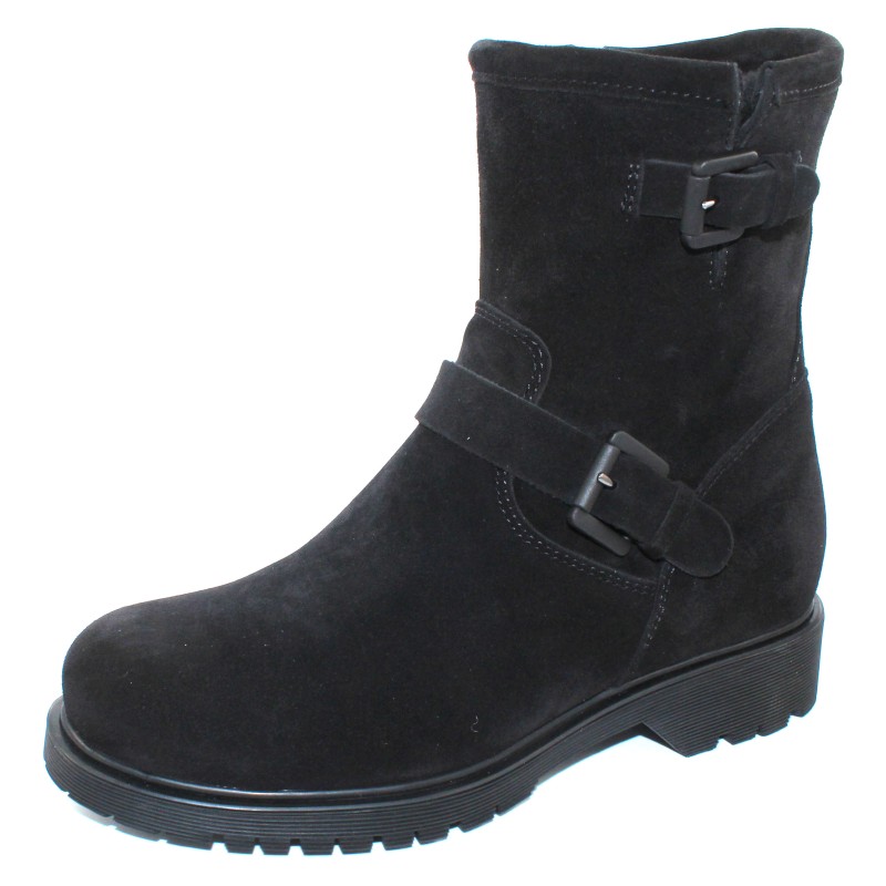 La Canadienne Women's Joanie Black Suede Waterproof