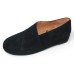 Lamour Des Pieds Women's Cambrea In Black Kid Suede