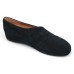 Lamour Des Pieds Women's Cambrea In Black Kid Suede