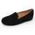 Lamour Des Pieds Women's Carlow In Black Kid Suede