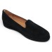 Lamour Des Pieds Women's Carlow In Black Kid Suede