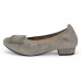 Lamour Des Pieds Women's Floella In Dark Taupe Suede