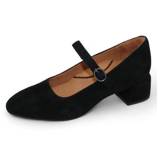 Lamour Des Pieds Women's Katriel In Black Kid Suede