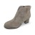 Lamour Des Pieds Women's Phinn In Dark Taupe Suede