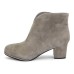 Lamour Des Pieds Women's Phinn In Dark Taupe Suede