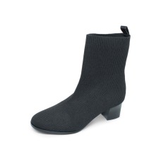 Lamour Des Pieds Women's Picarus In Black Stretch Knit