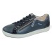 Mephisto Women's Nikita In Navy Silk/Patent Leather 7845/13