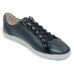 Mephisto Women's Nikita In Navy Silk/Patent Leather 7845/13