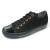 Paul Green Women's Sophie Sneaker In Black Suede/Patent Leather