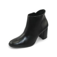 Paul Green Women's Winn In Black Leather