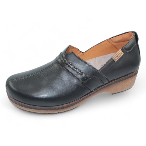 Pikolinos Women's Granada W0W-3627 In Black Calfskin Leather