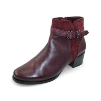 Regarde Le Ciel Women's Jolene-23 In Byron/Bordo Delice Leather/Etna Suede