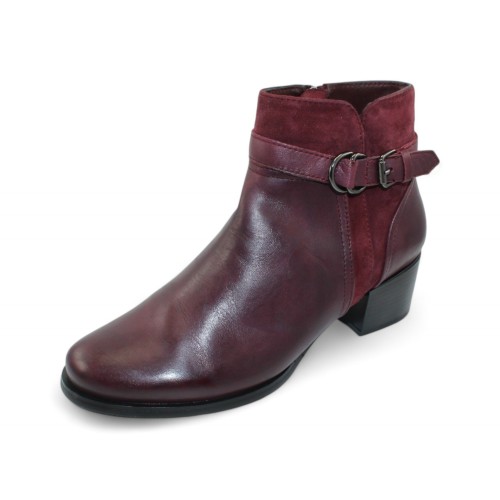 Regarde Le Ciel Women's Jolene-23 In Byron/Bordo Delice Leather/Etna Suede