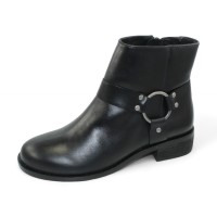 Salvia Women's Promise In Black Calf Leather