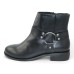 Salvia Women's Promise In Black Calf Leather