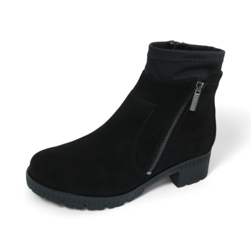 Valdini Women's Isabel Waterproof In Black Waterproof Suede