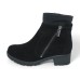 Valdini Women's Isabel Waterproof In Black Waterproof Suede