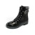 Valdini Women's Paige Wp In Black Waterproof Crinkled Patent Leather