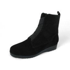 Valdini Women's Sarah Wp In Black Waterproof Suede