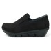 Wolky Women's Mesita In Black Antique Nubuck