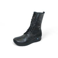 Wolky Women's Zigzag Wr In Black Forest Leather